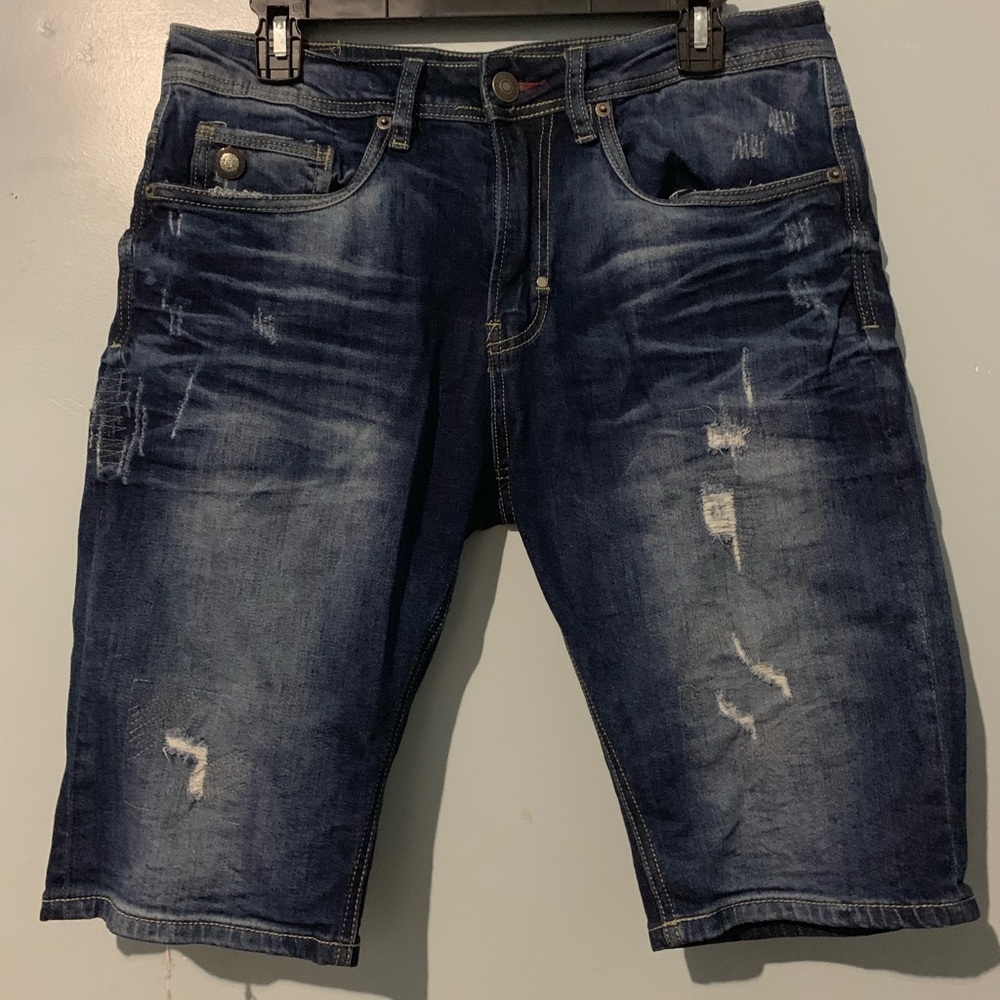 Denim shorts